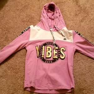 Purple ONFIRE hoodie (L)